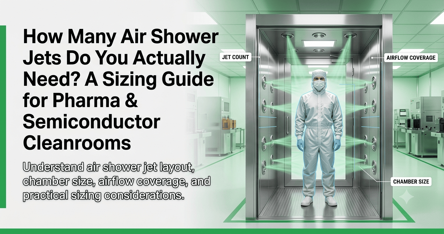 How Many Air Shower Jets Do You Actually Need? A Sizing Guide for Pharma & Semiconductor Cleanrooms